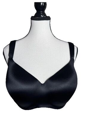 Soma Black 40C Enhancing Shape Wireless Bra Comfort Full Coverage #0316 Satin